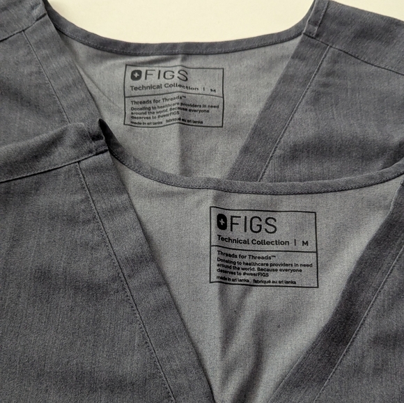 Figs Gray Women's Top - Picture 7 of 10